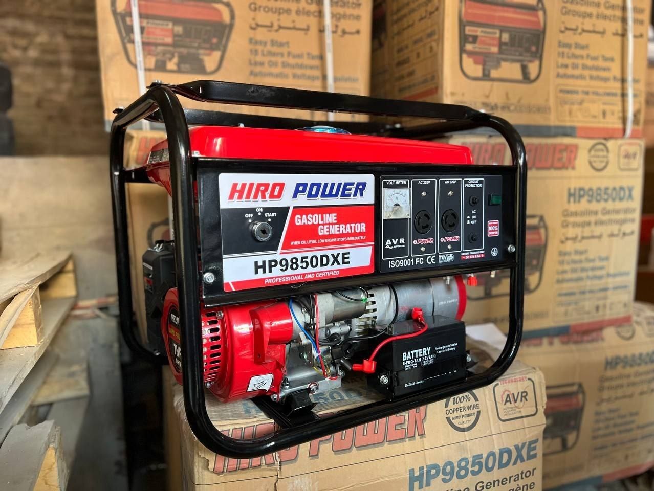 موتور برق هیرو مدل HP9850DXE ظرفیت ۳.۵ کیلووات